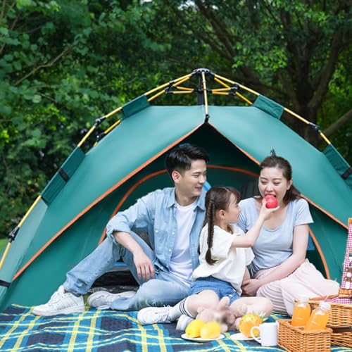 Carpa automática pop up para camping familiar 4-5 personas miniatura 2