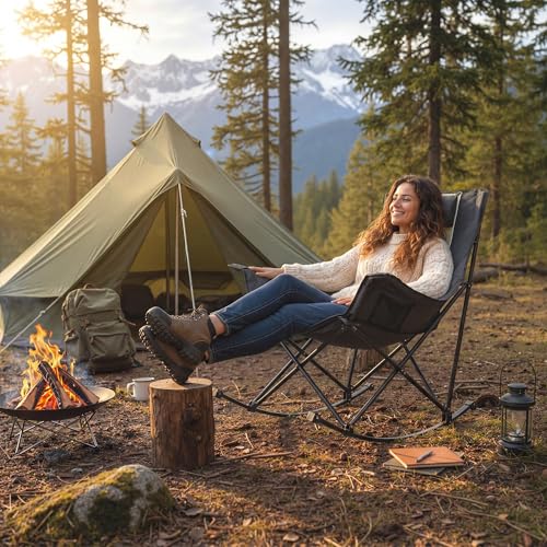 Portable Folding Rocking Chair - image 3