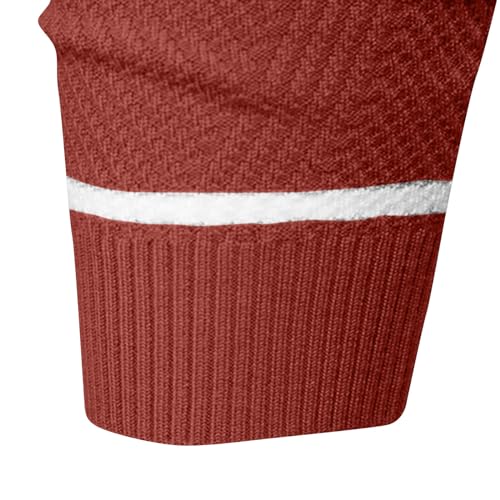 Men's Sweaters Fall 2025 Fashion Casual Striped Knitwear Crewneck Long Sleeve Pullover Soft Knit Jumper Slim Fit Top4