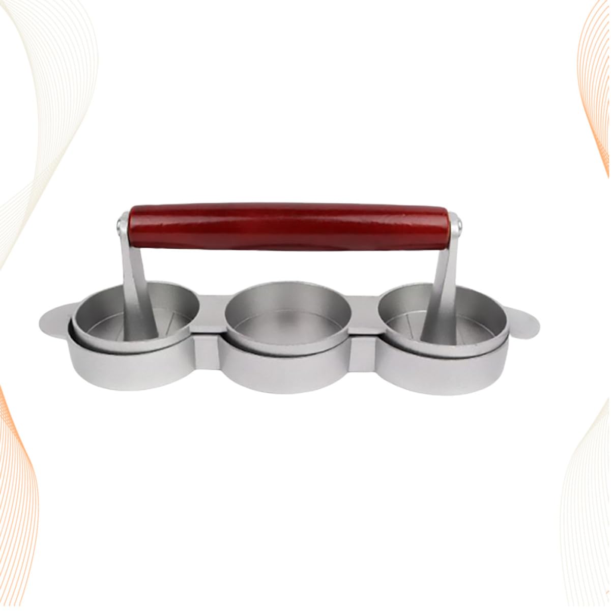 BESTonZON 2 Pezzi Stampo per Hamburger Utensile DIY per Pressare Carne Rivestimento Antiaderente per Hamburger per e Ristoranti