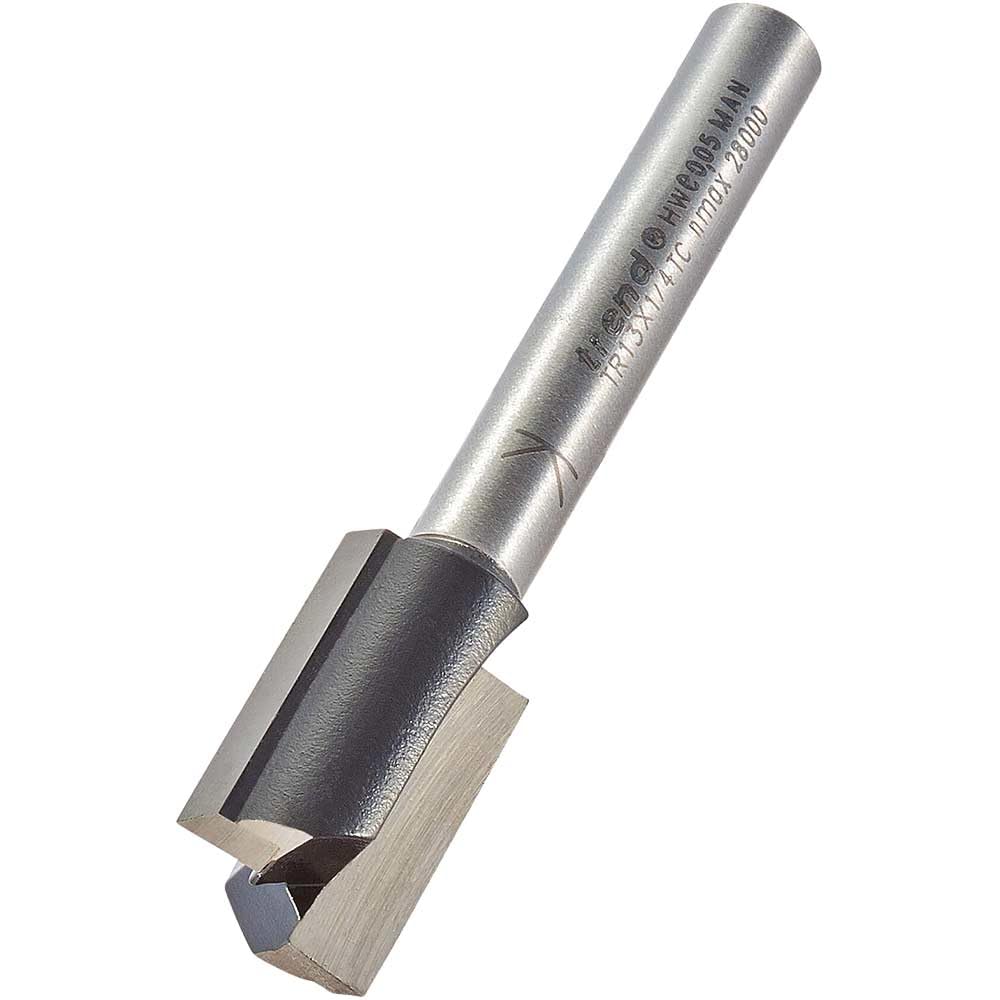 Trend Tr13x1/4Tc Two Flute 12.7Mm Dia X 19Mm Cut