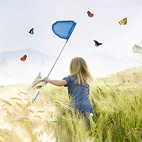 Kids Telescopic Butterfly Fishing Nets for Kids Catching Insect Net Outdoor Tools for Catching Bugs Fish Insect Ladybird, Extendable 34 Inches and Anti Slip Grip - image 7