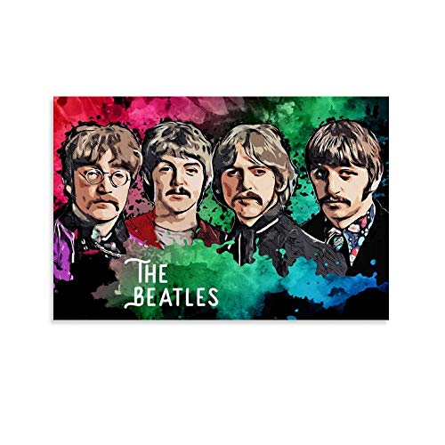 WEILEI The Best Peinture à l’huile Portrait des Beatles Poster décoratif sur toile Décoration murale Salon Chambre 20 x… - Les Beatles, Paul McCartney, John Lennon, RIngo Starr, George Harrison WEILEI The Best Peinture à l'huile Portrait des Beatles Poster décoratif sur toile Décoration murale Salon Chambre 20 x…