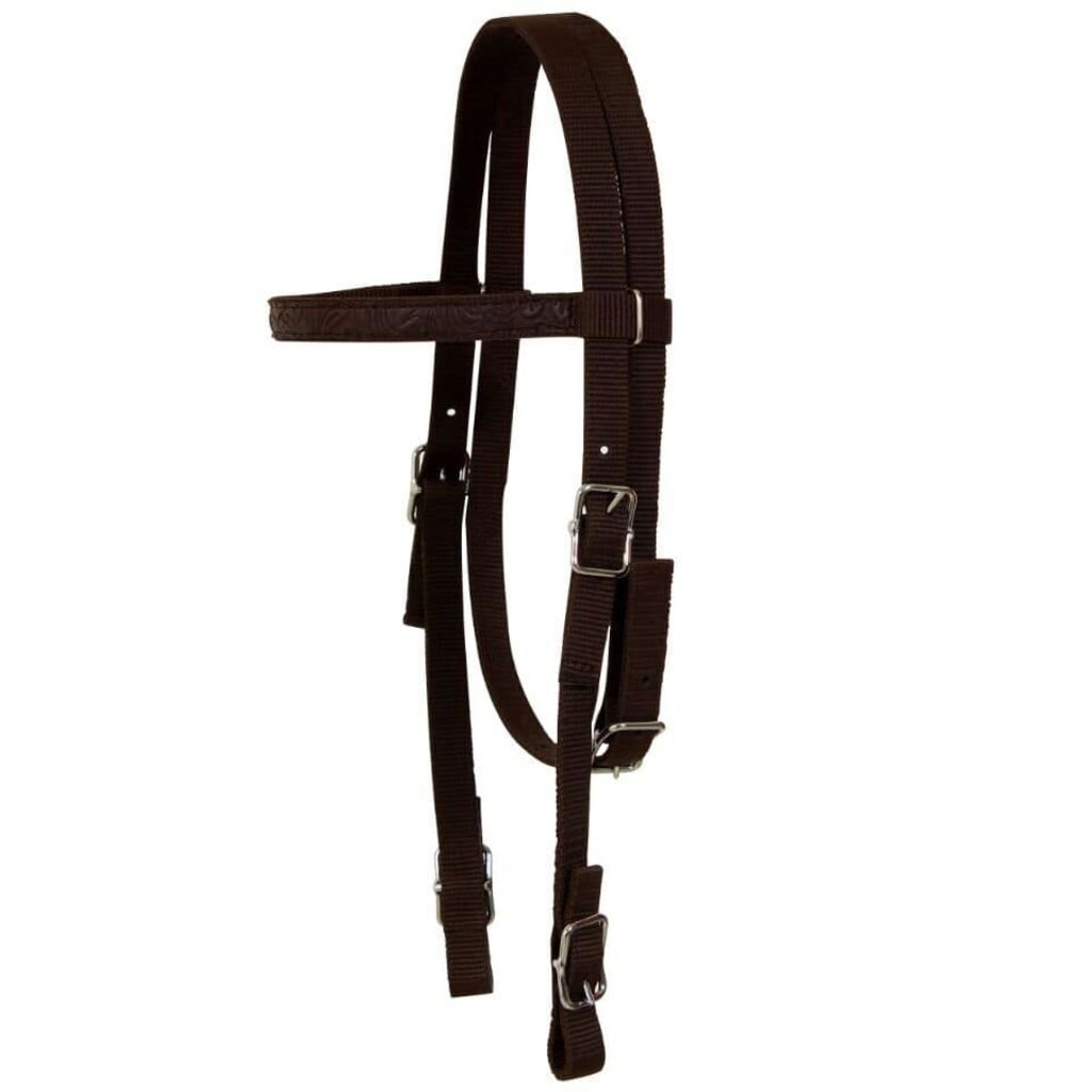 Festnight Sella Western/Sella per Monta Western Equitazione Completa Testiera e Pettorale in Vera Pelle 17" Marrone/Nero
