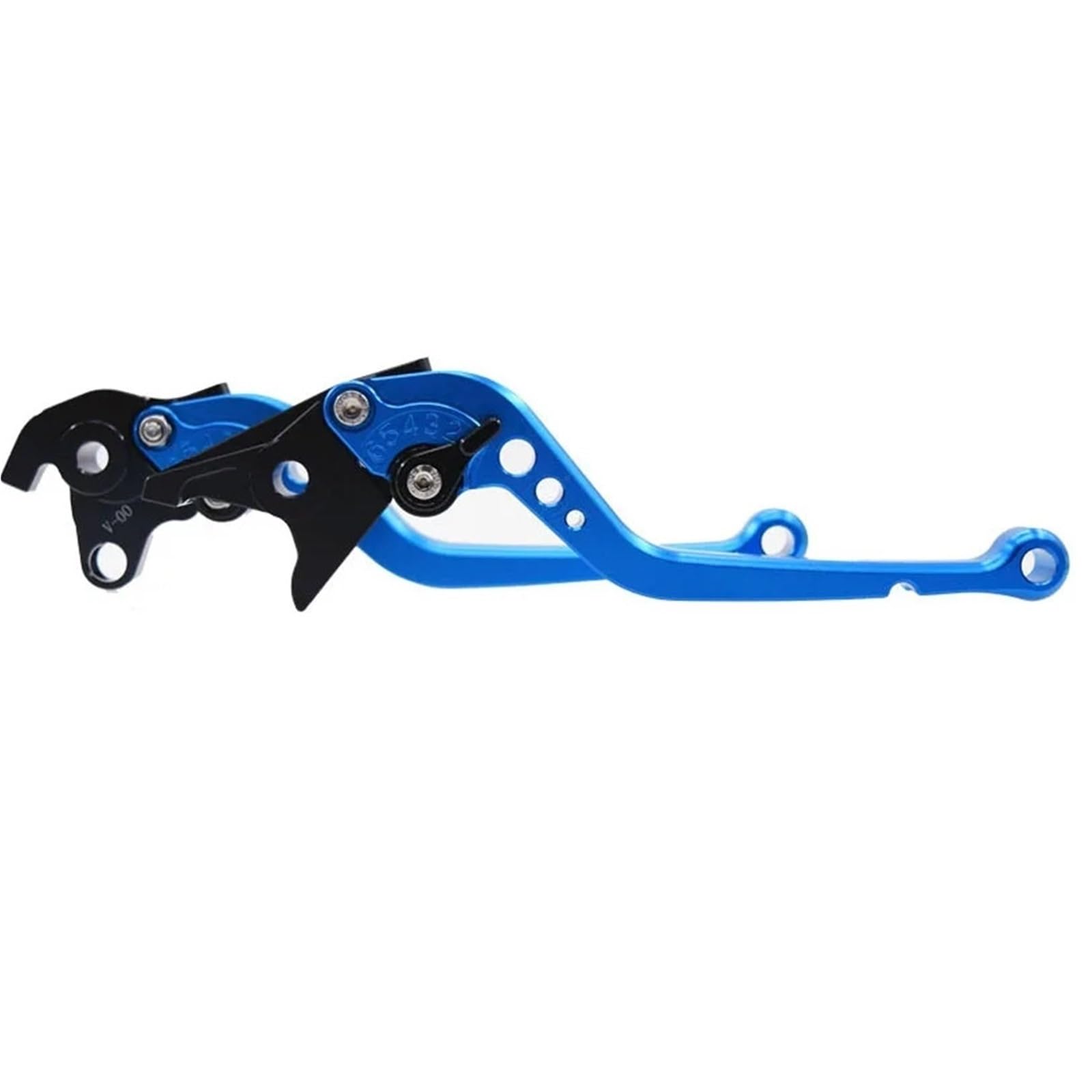 BAYSGCQ Motorbike Brake Levers Fit for Ducati 848/EVO MULTISTRADA 1200/S Streetfighter S 848 Monster 1200 CNC Adjustable Brake Clutch Levers(Blue,Short)