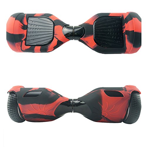 FBSPORT 360° Hover 6.5in-Board Protectora Cubierta Carcasa Funda de Silicona para 6.5' Smart Scooter Balance Patinete Electrico 2 Ruedas