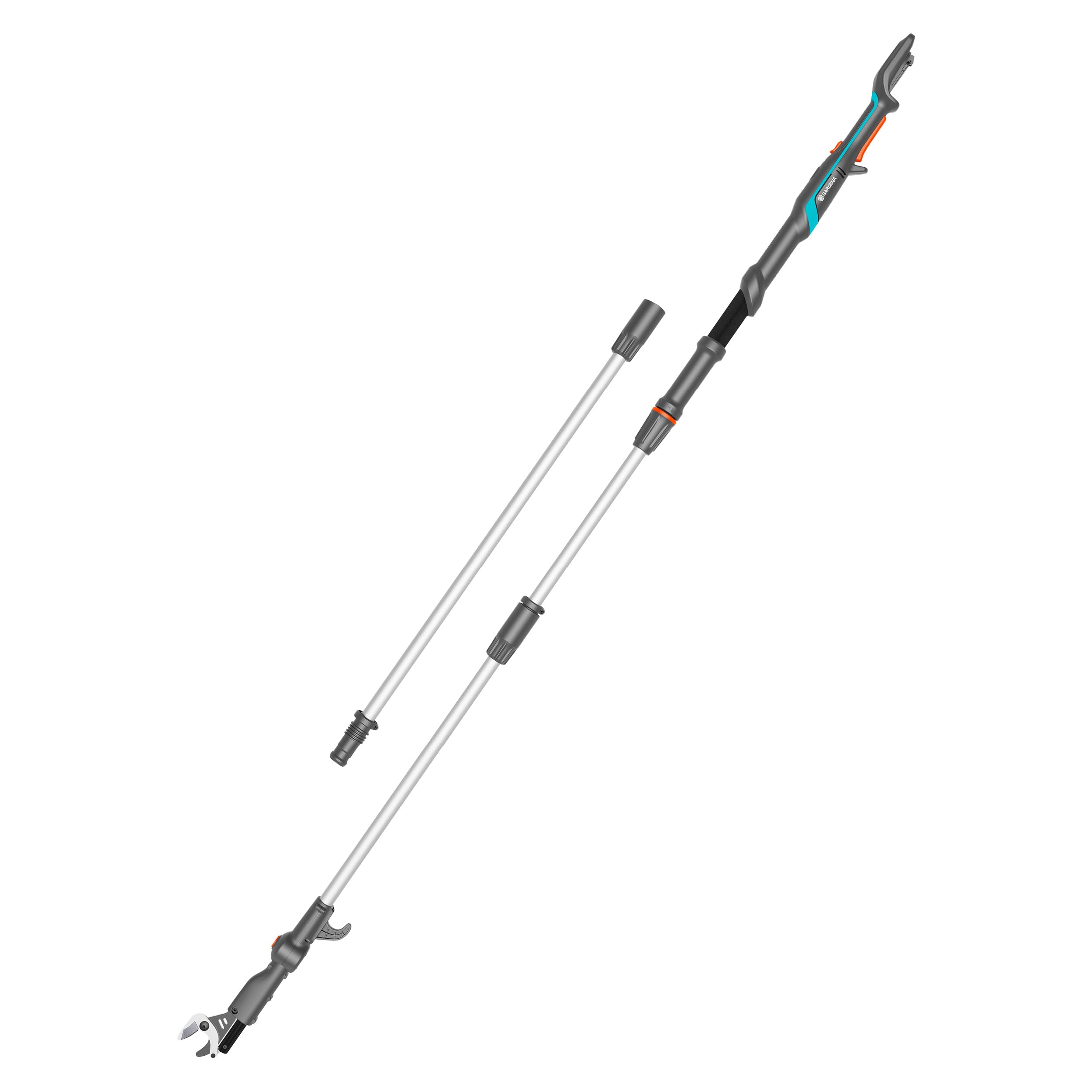 Gardena Corte telescópico de poda a batería HighCut 360/18V P4A Solo: hasta 5 m, Cabeza giratoria, Ergonómico, Pantalla LED, Sin Cable (14776-55)