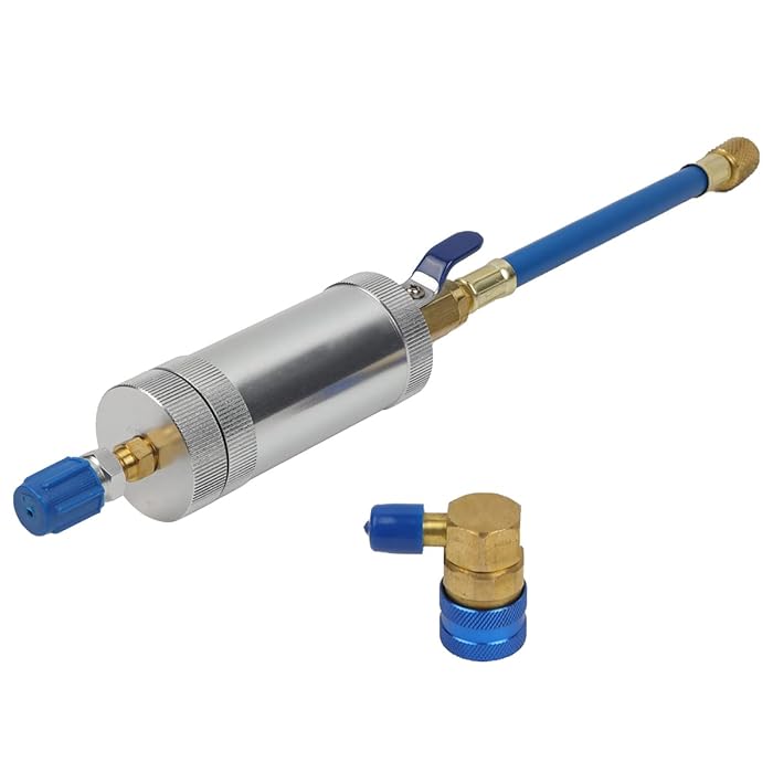 Buy AC Oil and Dye Injector, R134A Compressor Oil Injector Kit with