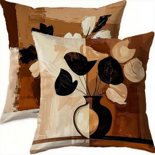 Housse coussin 65x65cm en velours premium déperlant double face