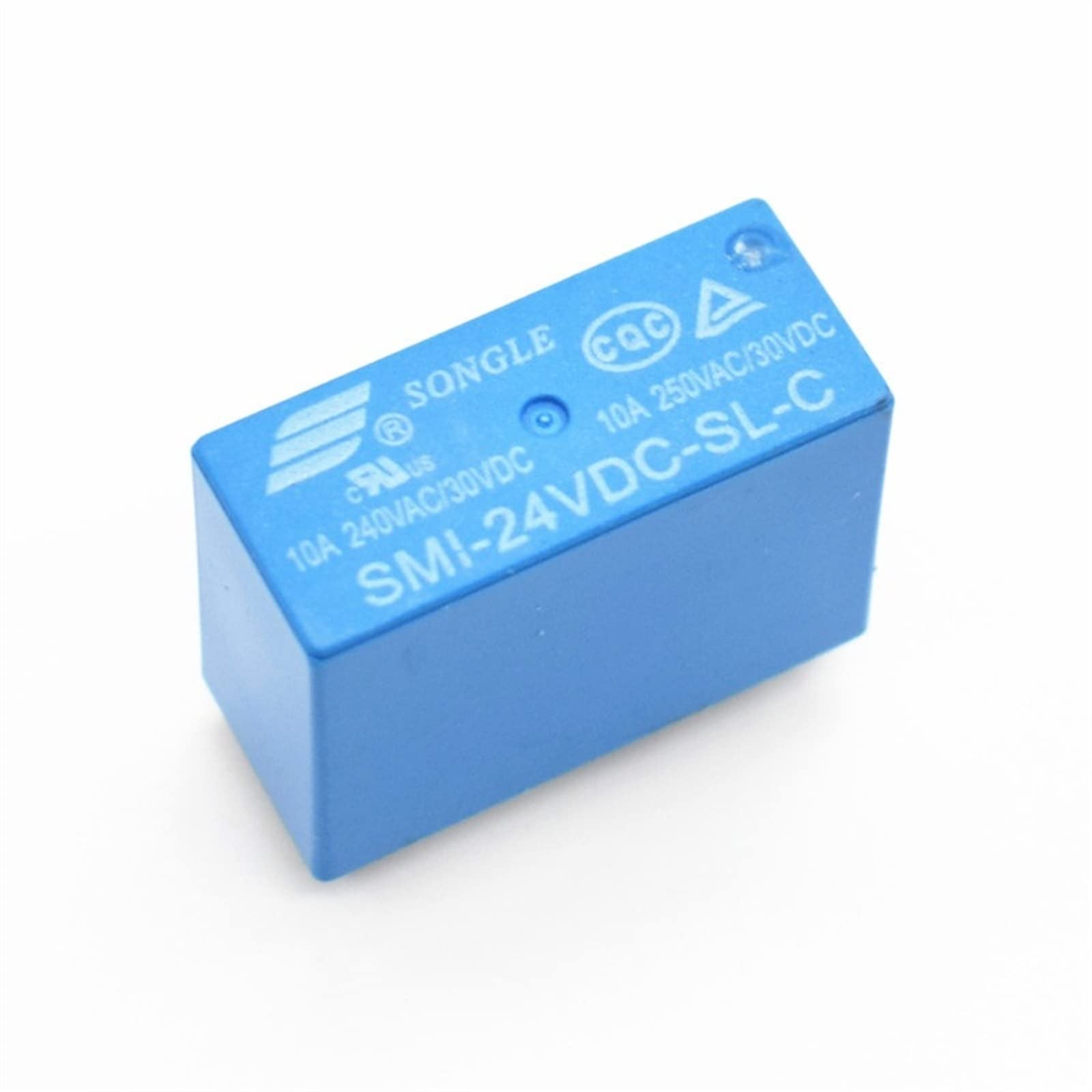 GJZIFGFWQ 1pcs Power Relays SMI-05VDC-SL-C SMI-12VDC-SL-C SMI-24VDC-SL-C 5V 12V 24V 10A 5PIN Relay(24V)