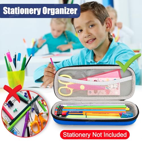 Image of Zest 4 Toyz Pencil Pouch for Kids Large Capacity Pencil Box Case for Boys and Girls (Croco Themed Design) Age 3 +