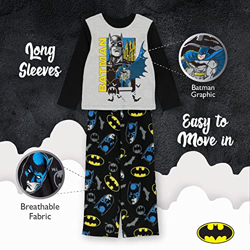 Dc Comics Boys’ Big Batman Pajama Set, Moving Bat, 6 #TOP3