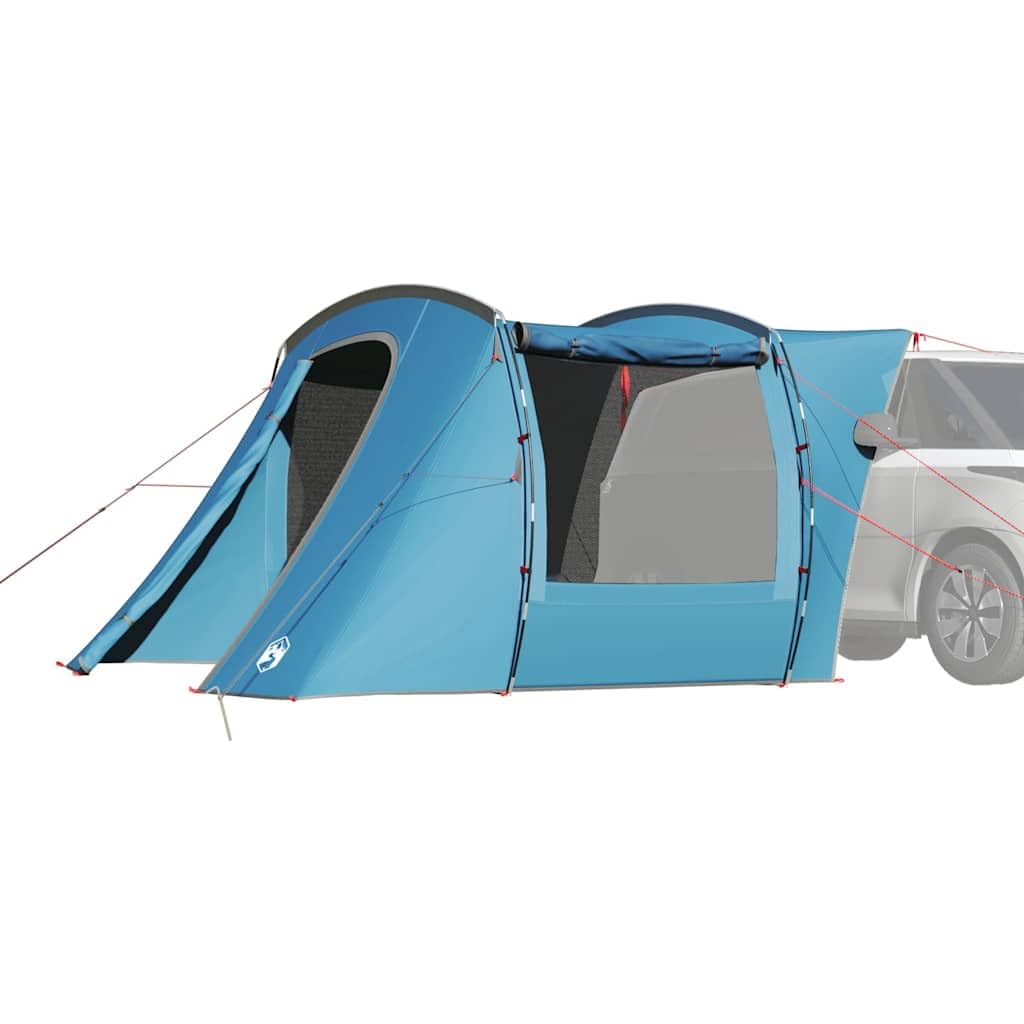 Tenda per auto, verde, impermeabile, in poliestere 185T con rivestimento in poliuretano, 335 x 352 x, leggera tenda da campeggio con borsa per il trasporto, flessibile per esterni, festival