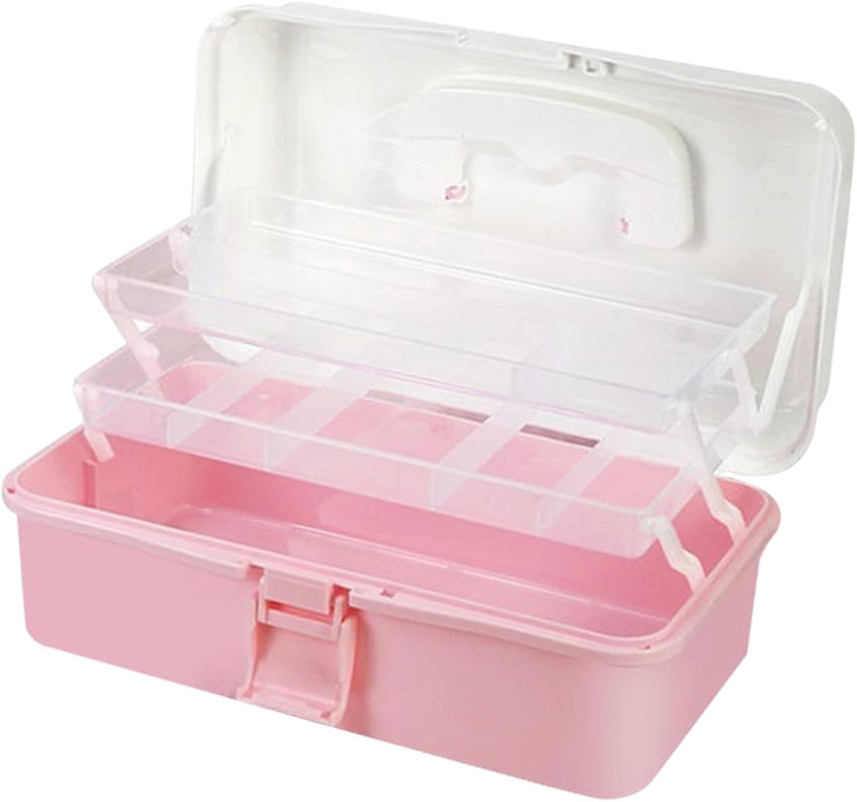 Multi Portable Storage Box for Art Tools Craft Supplies Material Three Design Easy to Carry for Home Organization
