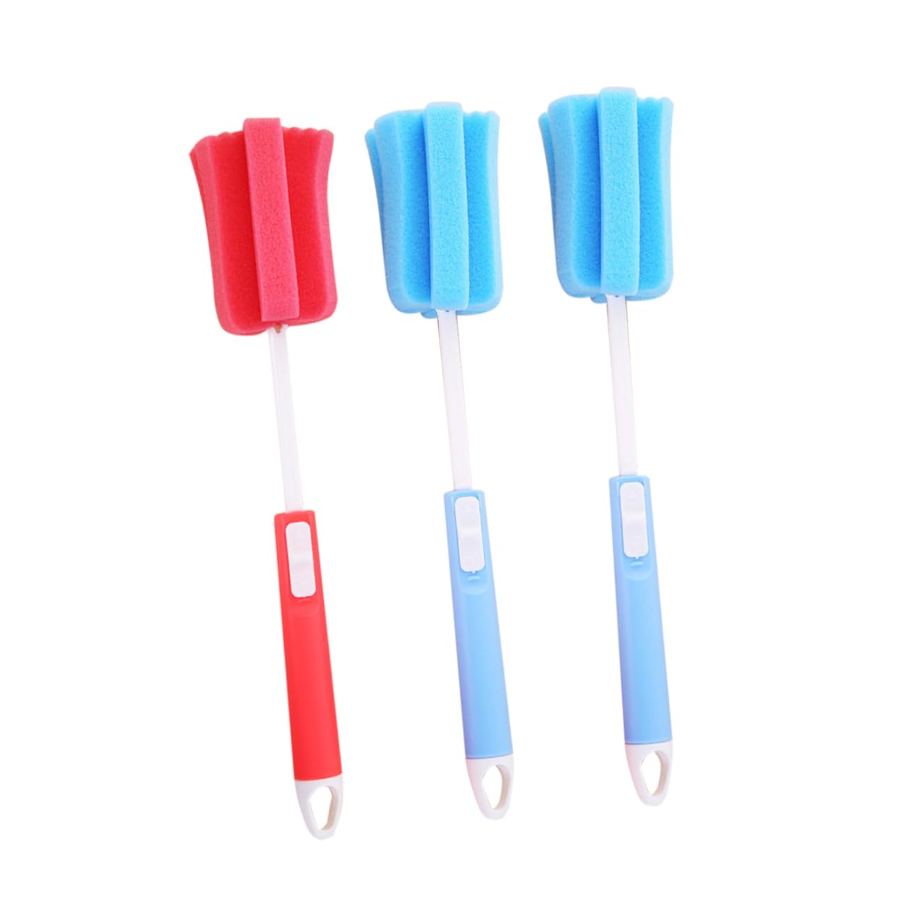 Didiseaon 3pcs Bottle Brush Water Brush Water Bottle Cleaner Household Cleaning Sponge Material Cup Scrubber Brush Bottle Cleaner Bottle Cleaning Sponge Household Cleaner Cup Brush