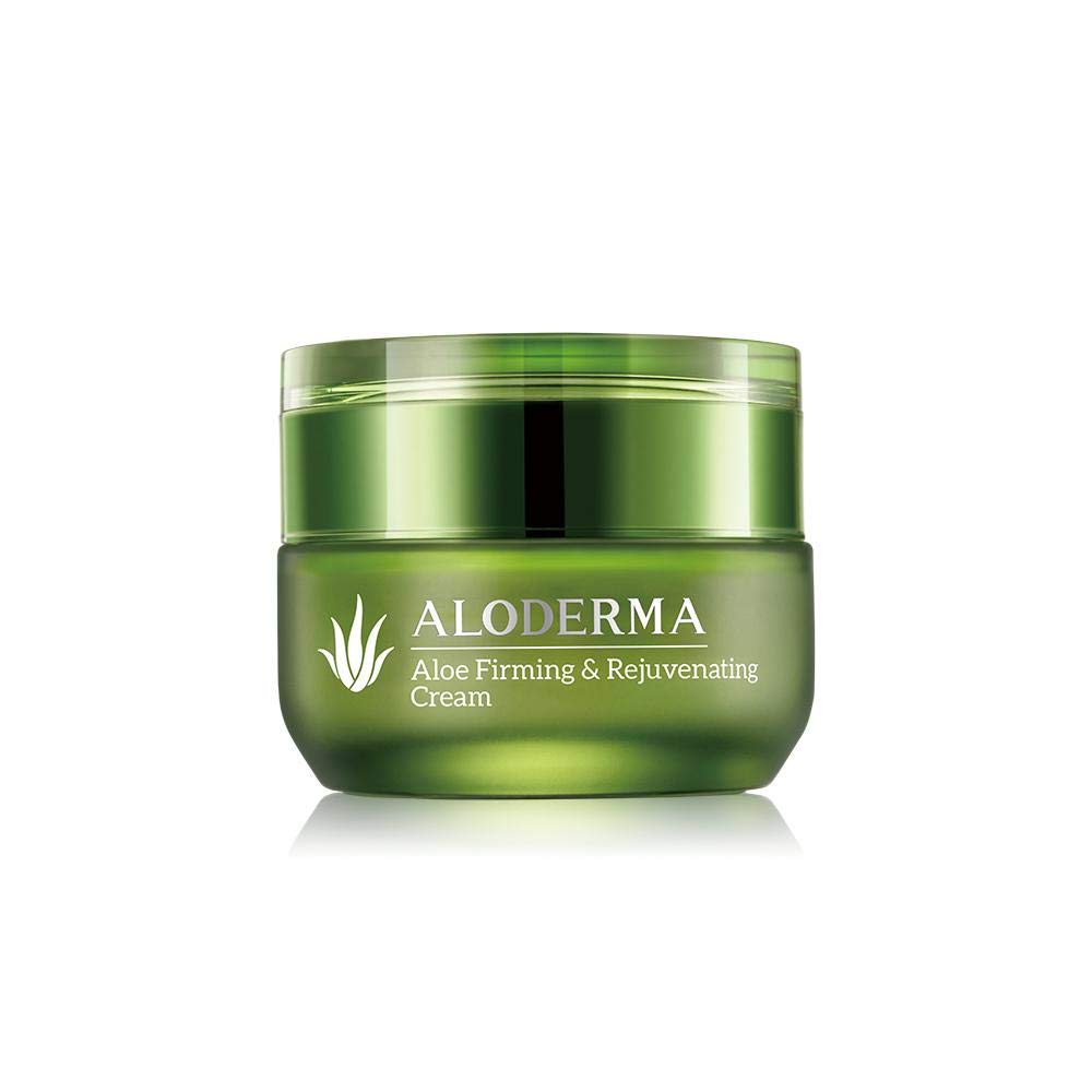 AlodermaFirming and Rejuvenating Cream, 50g, Contains 75% Pure Organic Aloe Juice, All Natural, Helps Reduce the Appearance of Fine Lines and Wrinkles