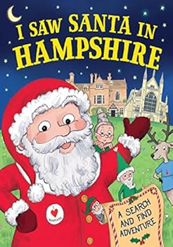 Hardcover I Saw Santa in Hampshire Book