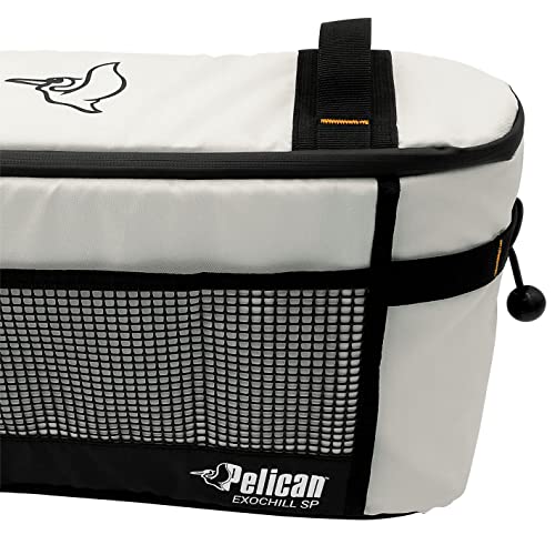 Image of Pelican Exochill Seat 14L Pack Cooler - Perfect for Kayak with Lawn Chair - Soft Cooler with Shoulder Strap - Insualted