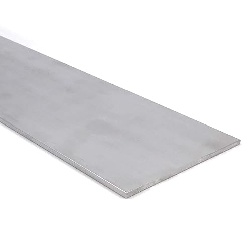 Barra plana de aluminio, 18" x 3", placa de uso general 6061, 10 pulgadas de longitud, T6511 molino Stock, extruido, 0.125" de grosor