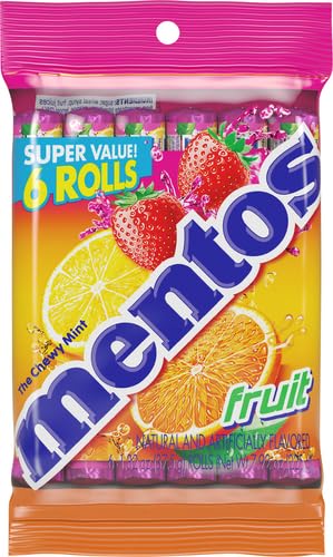Miniatura 2 de Mentos - Rollo de caramelo de menta masticable fruta no se derrite