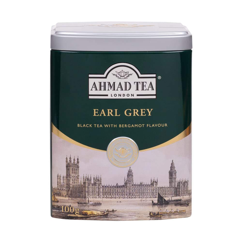 Ahmad TeaEarl Grey Loose Caddy - 100 gm