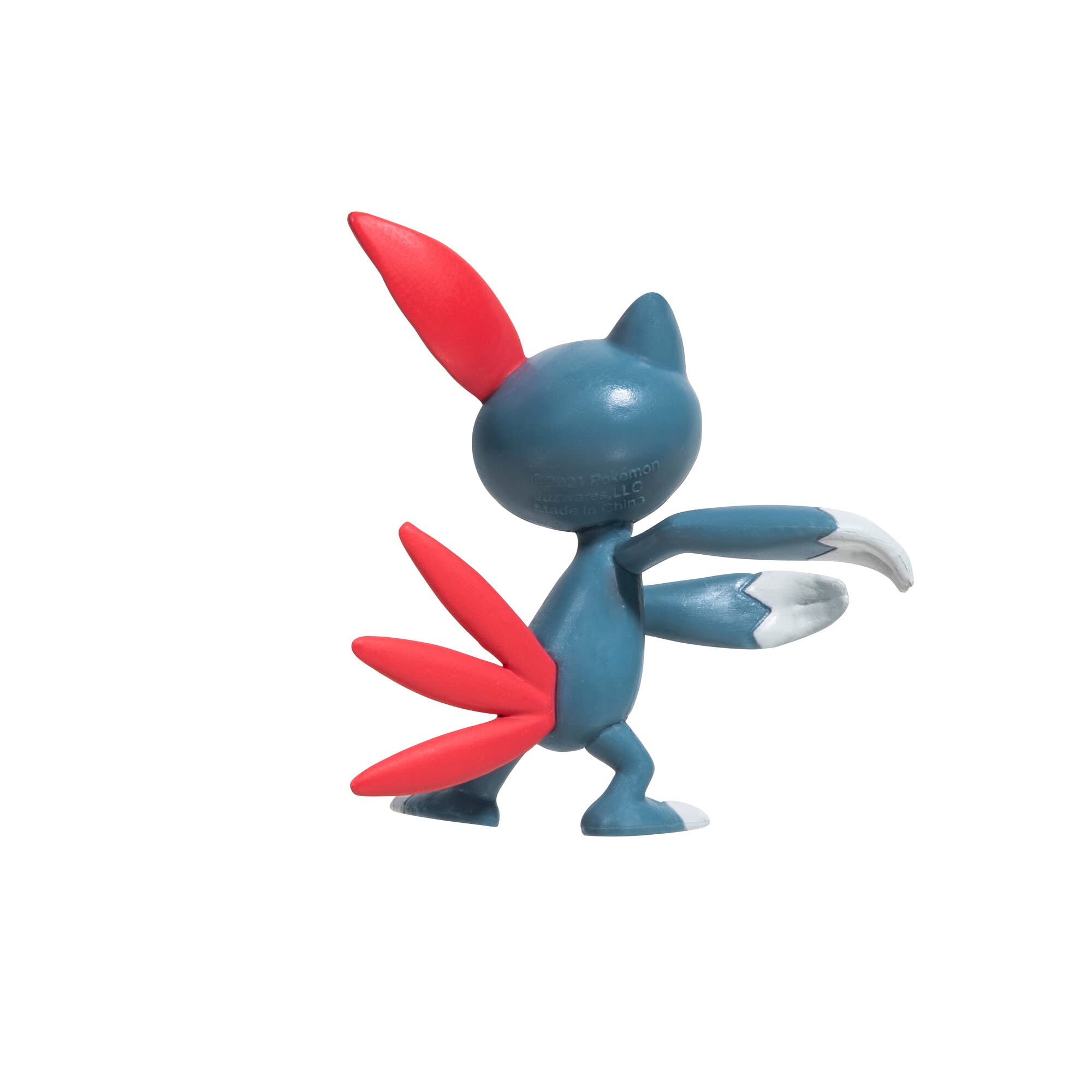 Pokemon PKW2719 – Clip and Go Poké Ball Belt Set – Pallina Oscura, palla di lusso & Snipel, set ufficiale con statuetta