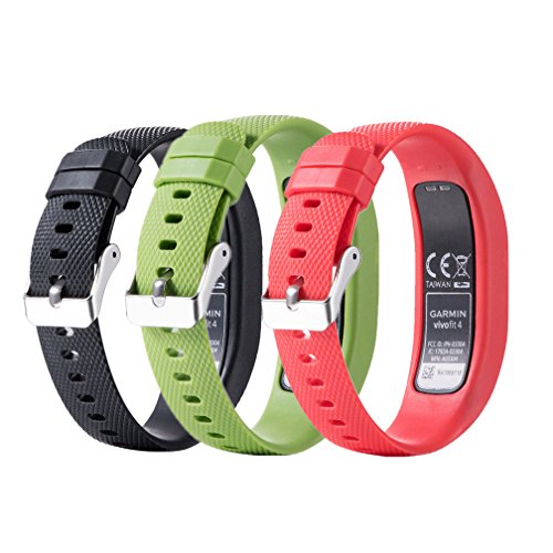 Correa de Reemplazo para Garmin Vivofit 4, Meiruo Pulsera para Garmin Vivofit 4 (S, Colour 4)