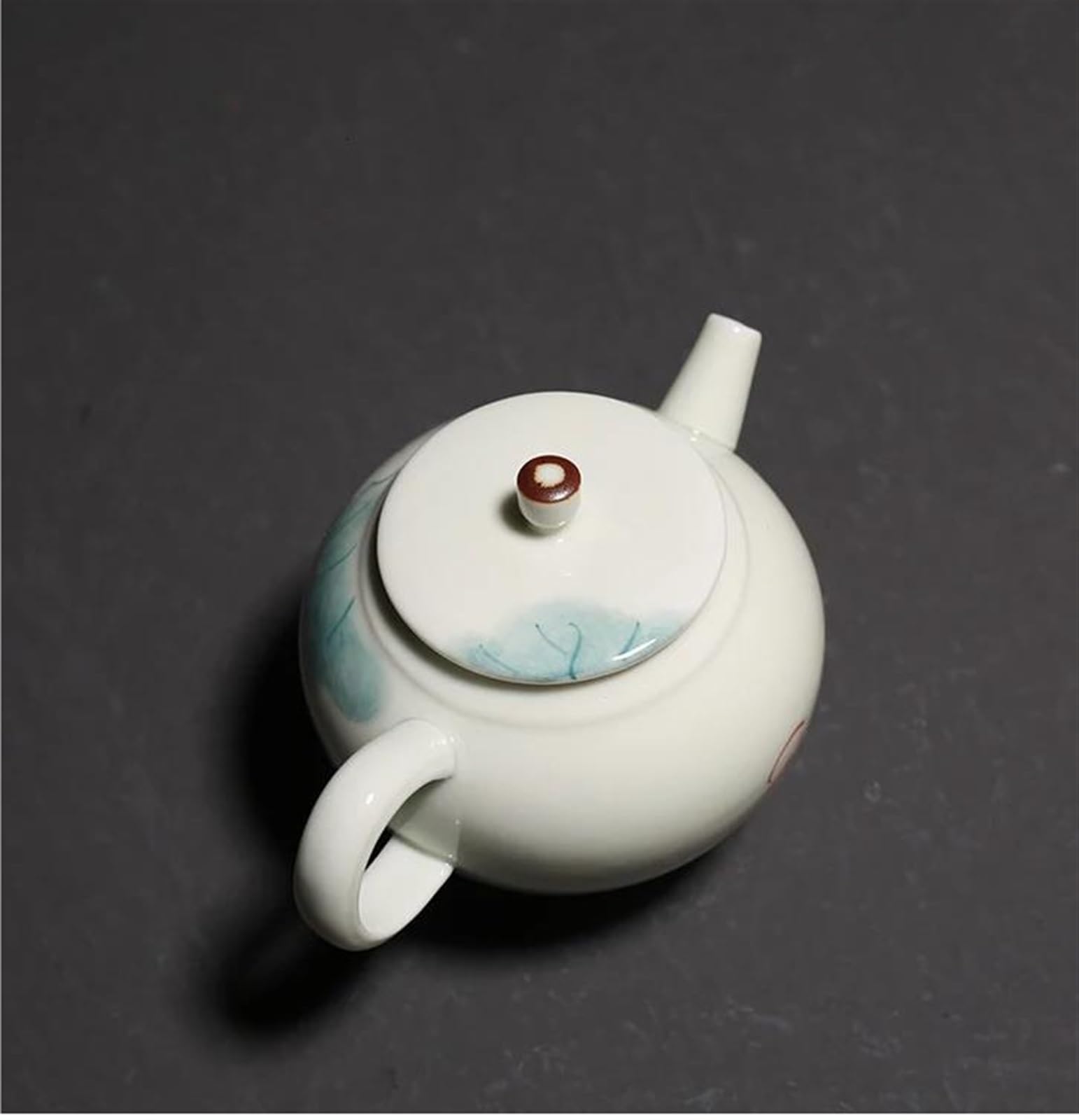 Czajnik, zestawy do herbaty podróżnej, zestaw do herbaty popołudniowej z czajniczkiem, chiński zestaw do herbaty Kung Fu, pigmentowana ceramika, porcelana, malowany ręcznie czajniczek w kształcie lo