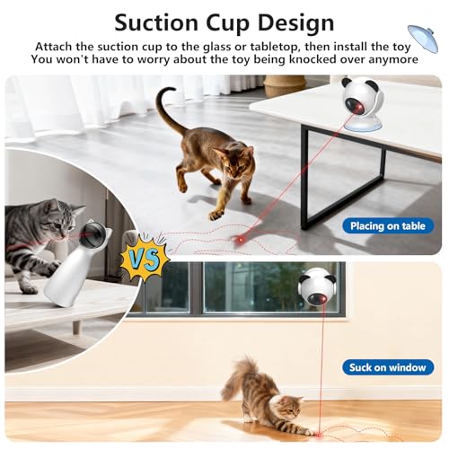 Saolife Laser Cat Toys for Indoor Cats, Interactive Cat Toy Automatic - Image 3