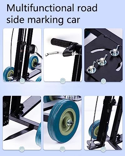 Markierungswerkzeuge, Straßenmarkierungsmaschine, Rad-Transferlinien-Markierungsmaschine, Hand-Push-Kaltspray, Straße, Landebahn, Parkplatz, Farblinie, Zeichnen, Auto-Markierungsmaschine