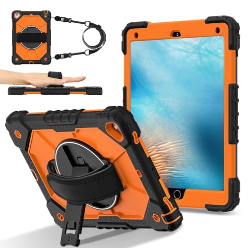 Housse de protection pour tablette iPad 5 avec bandoulière pour voyage