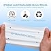 Disposable Face Towel,ISHOWBEST 60 Count Clean Face Towels, Biodegradable Cotton Towelettes Disposable for Sensitive Skin, Skin Care, Makeup Remover, Facial Cleansing Wipe, 1 Pack