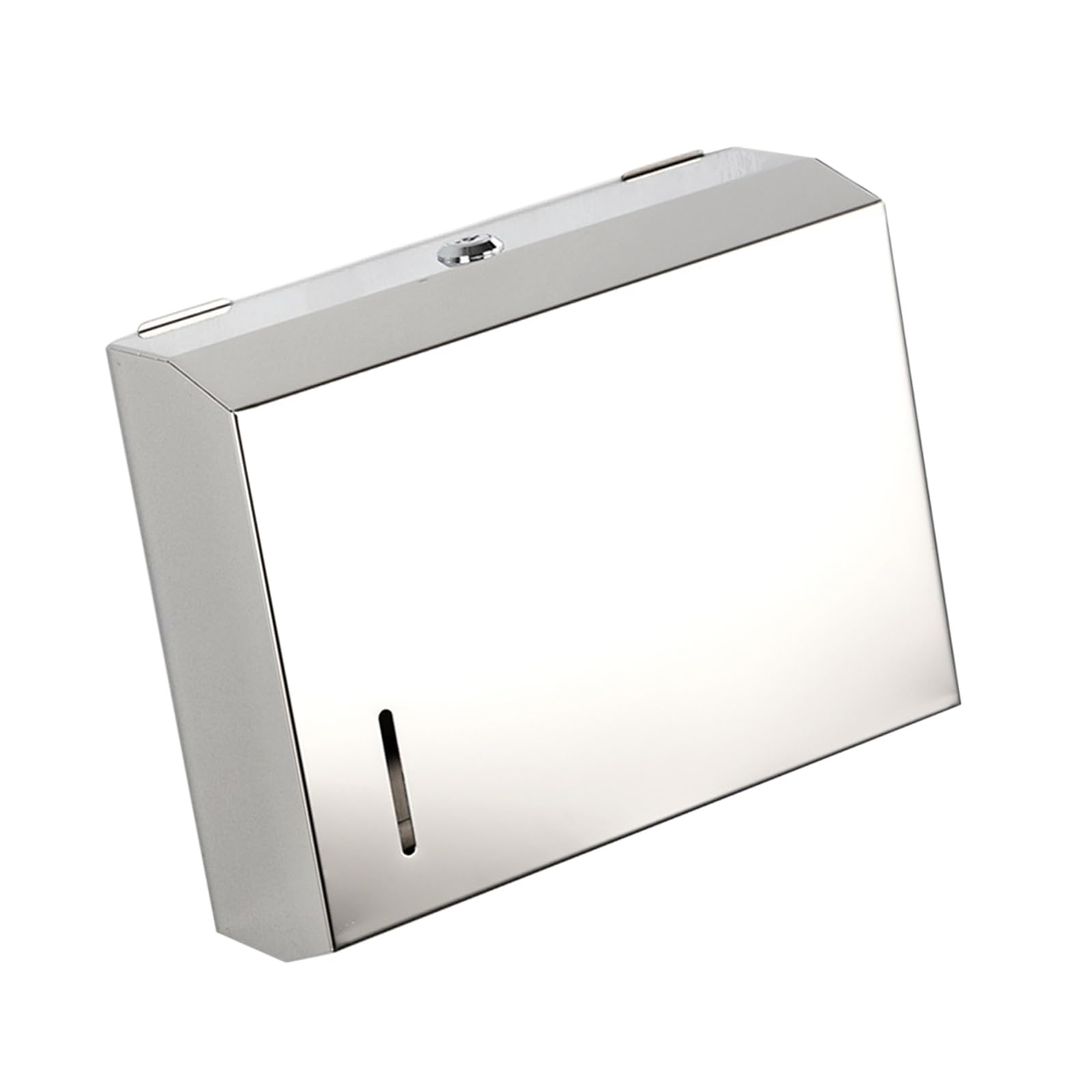 Wall Mounted Rustless Square Tissue Distributor Permanent Plan for Offices Schools Hospitals Public Bathrooms Commercial Bathroom Paper Distributor