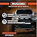 SYLVANIA - Rugged 4.5 Inch Cube LED Light Pod - Lifetime Limited Warranty - Flood light 3800 Raw Lumens - Waterproof IP69K-Rated - Off Road Driving Work Light - for Truck, Car, Boat, ATV, 4x4 (1 PC)