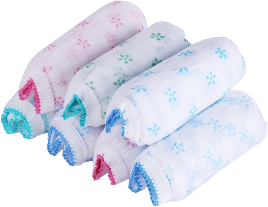 Ipetboom 7pcs Maternity Disposable Underwear Set Postpartum Non-woven Panties for New Mothers Breathable and Comfortable Prenatal Briefs Assorted Color