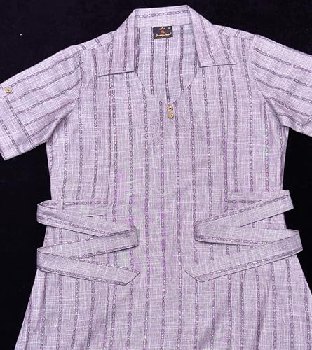 Image of DUMMY SHAPE Feeding Dresses for Women Full Set | Cotton Blend Maternity Kurta Pant Suit with Dual Nursing Zippers, Side Pocket to Pre & Post Pregnancy | Mom to Be Gifts