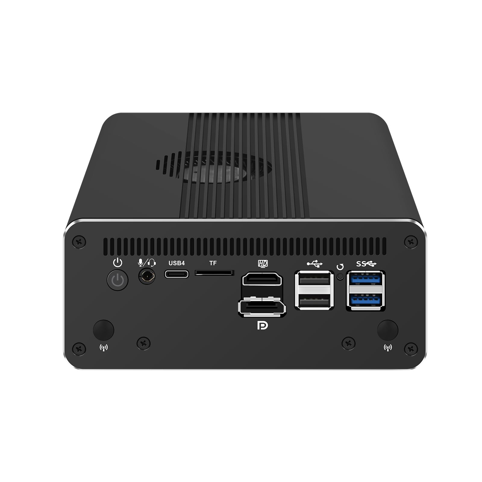 Micro Firewall Appliance, Mini PC, PFSense, Mikrotik, OPNsense, VPN, Router PC, Ultra 7 Processor 155H, RJ69, 4 x 2.5GbE I226-V, Type-C USB4, TF, DP, HDMI, 96G RAM, 1TB SSD