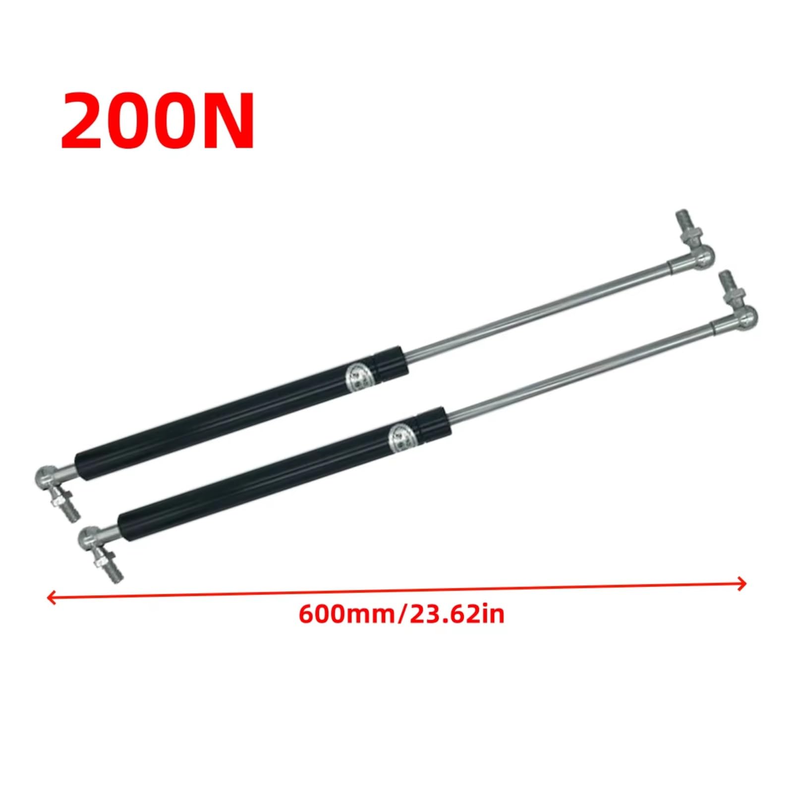 Amortisseur hydraulique Lot De 2 Vérins De Levage Universels À Gaz 200N 600Mm Pour Capot Avant Coffre Hayon Coffre Support De Fenêtre(B)