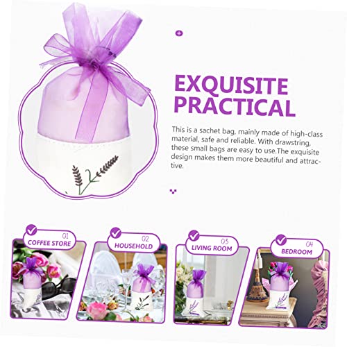 Beaupretty 20 bolsas de organza para almacenamiento y sachets miniatura 6