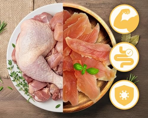 MERSJO Hundeleckerli - 88% Hoher Fleischanteil, Keine Zusatzstoffe, Getreide- und Zuckerfrei, Leckereien für Hunde zur täglichen Ergänzung… – Ansicht 3