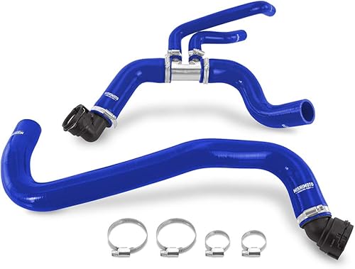 Mishimoto MMHOSE-F50-11BL - Kit de manguera de radiador de silicona, compatible con Ford F-150 5.0L V8 2011-2014, azul