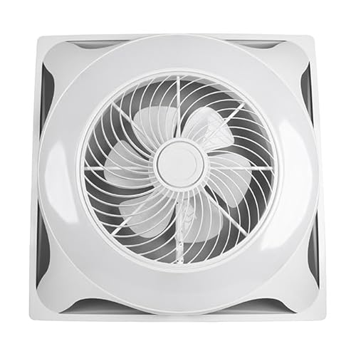 BEL AIR HOME - Ventilador de Techo Desmontable con Luz LED de 30W - Control Remoto - Diseño Moderno - Rejilla Giratoria para Espacios Amplios - ROUND - 59,5x59,5 cm