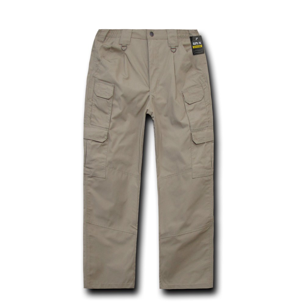 Rapdom Tactical Ripstop Tactical Pants, Khaki, 36-34