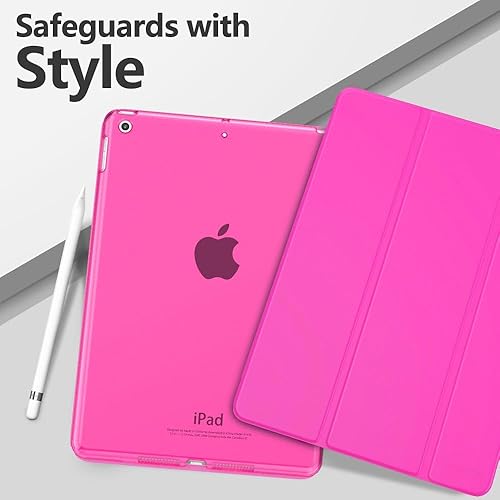 Miniatura 9 de MoKo Funda para iPad 10.2, iPad de 9 generación 2021, iPad de 8 generación 2020, iPad de 7 generación 2019, funda inteligente delgada con soporte