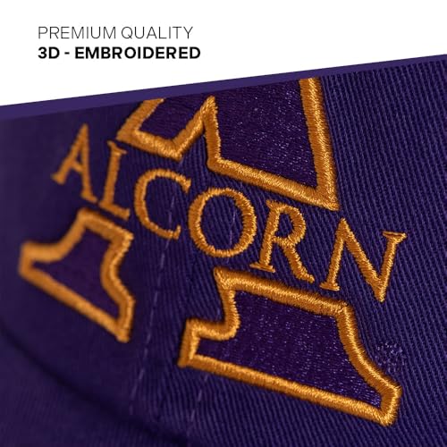 Gorra bordada ajustable púrpura para adultos miniatura 3