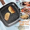 DishDelight 17 Piece Pots and Pans Set Non Stick, Nonstick Induction Granite Kitchen Cookware Set, Non Toxic Cookware Set with Frying Pans and Saucepan, Cooking Sets Pots and Pans, Black #1