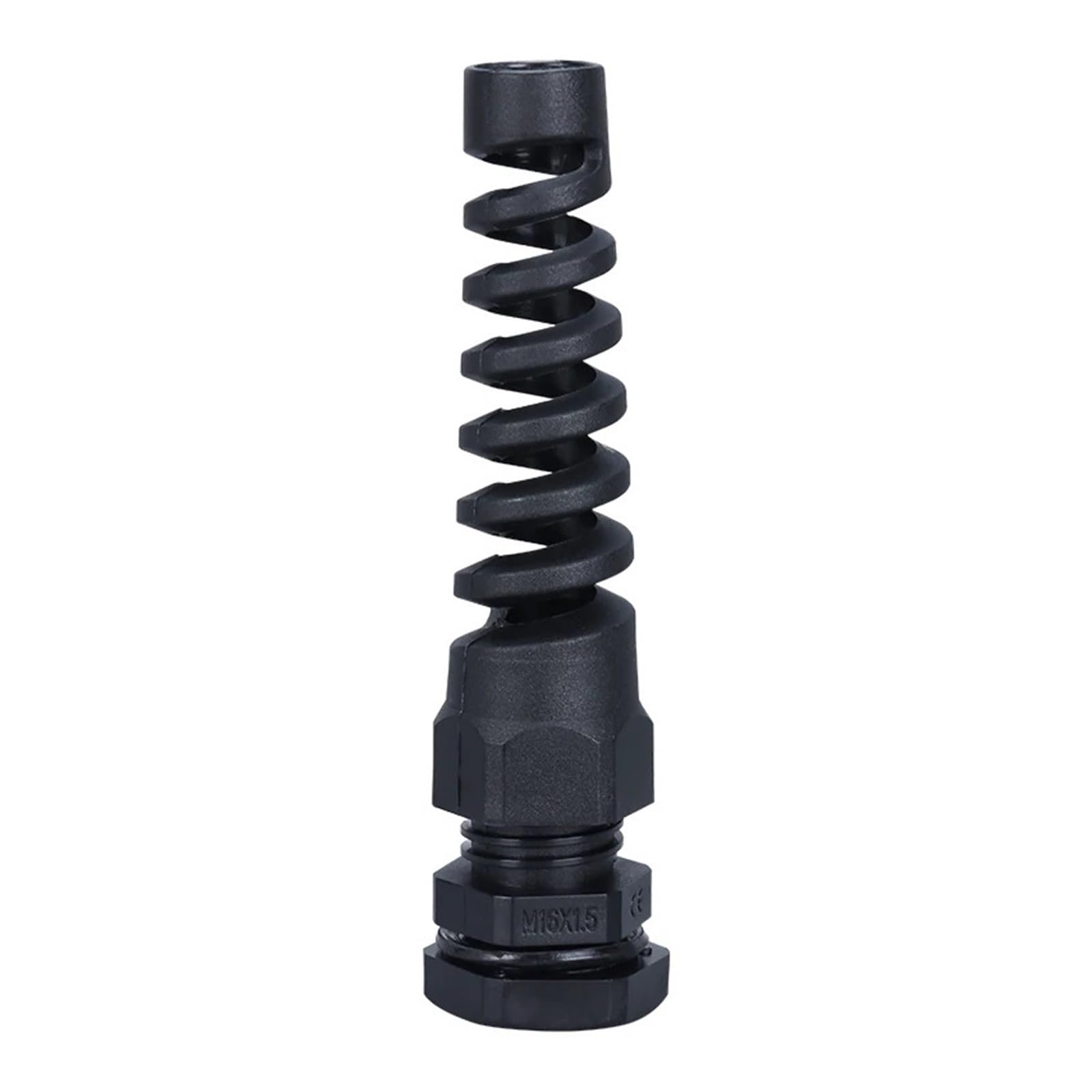 Spiralkabelverschraubung, Mehrfarbig, IP68-Nylon, Steckverbinder in verschiedenen Größen