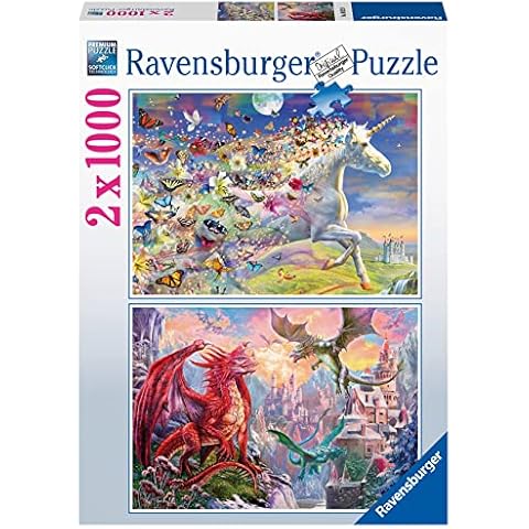 Ravensburger Mythical Unicorns & Dragons Jigsaw Puzzles Cover