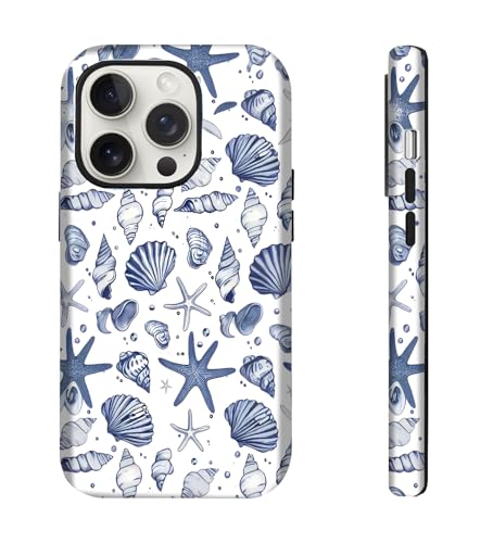 XUNQIAN Compatible for iPhone 14 Case, Coastal Beach...