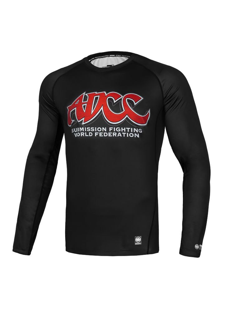 Pitbull Koszulka męska z długim rękawem Rashguard Gym Sport Pit Bull West Coast ADCC
